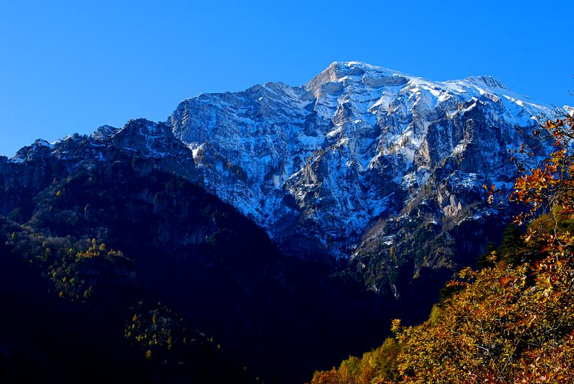 Versante nord del monte Serva